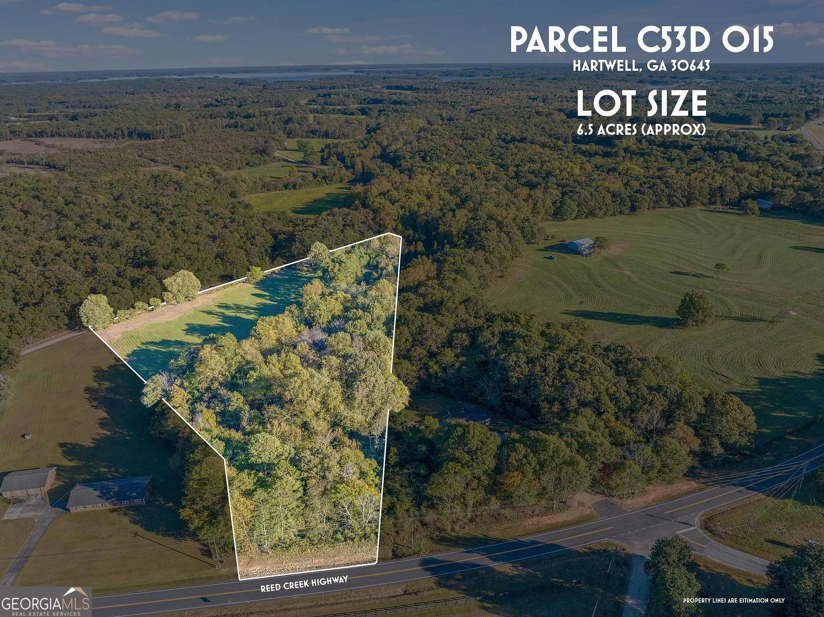 6.5 Acres of Residential Land for Sale in Hartwell, Georgia
