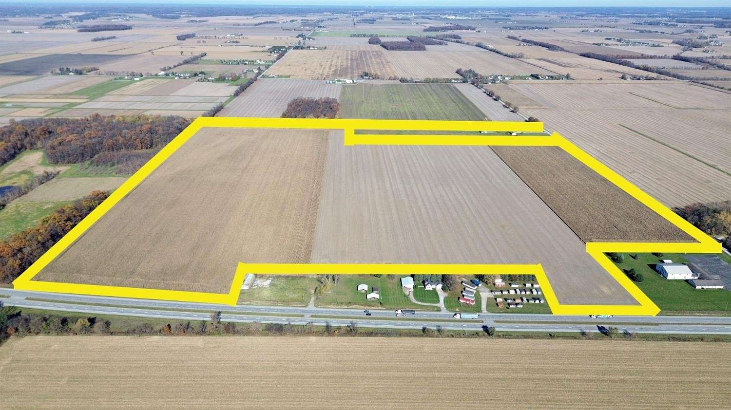 133 Acres of Agricultural Land for Sale in Wanatah, Indiana