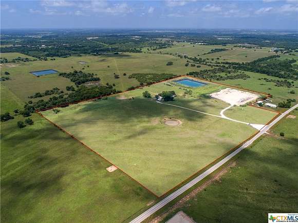 44.5 Acres of Land with Home for Sale in Yoakum, Texas