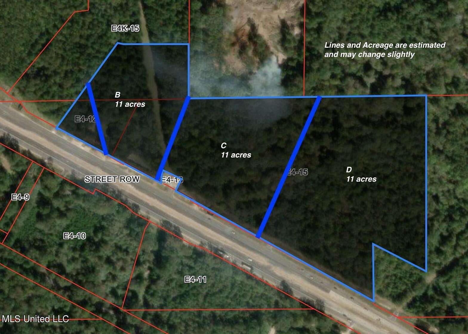 11 Acres of Commercial Land for Sale in Florence, Mississippi