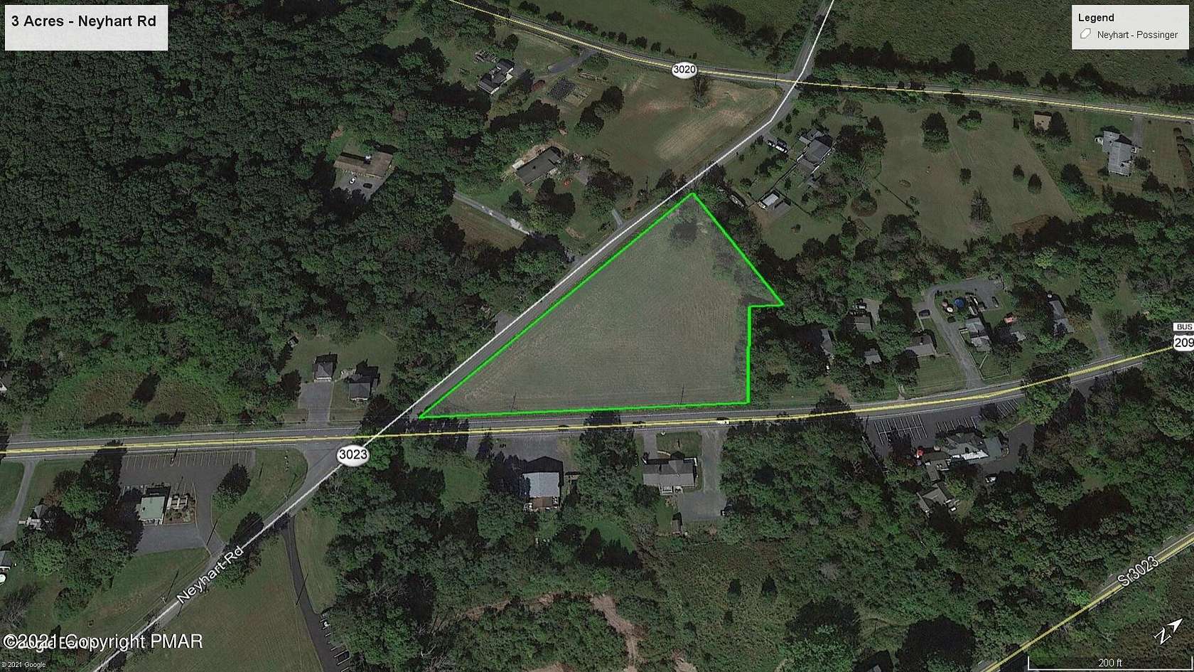 3 Acres of Improved Commercial Land for Sale in Stroudsburg, Pennsylvania