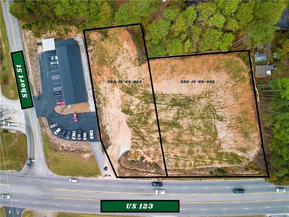 1.45 Acres of Commercial Land for Sale in Seneca, South Carolina