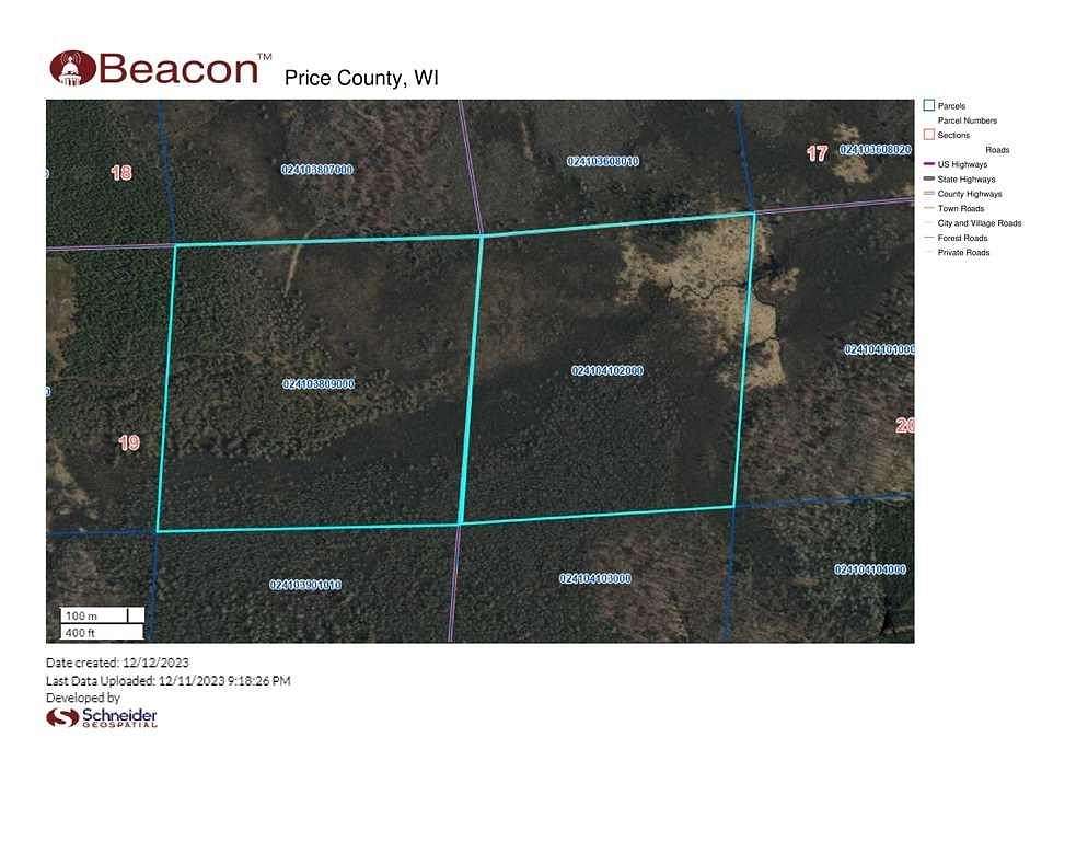 80 Acres of Recreational Land for Sale in Westboro, Wisconsin