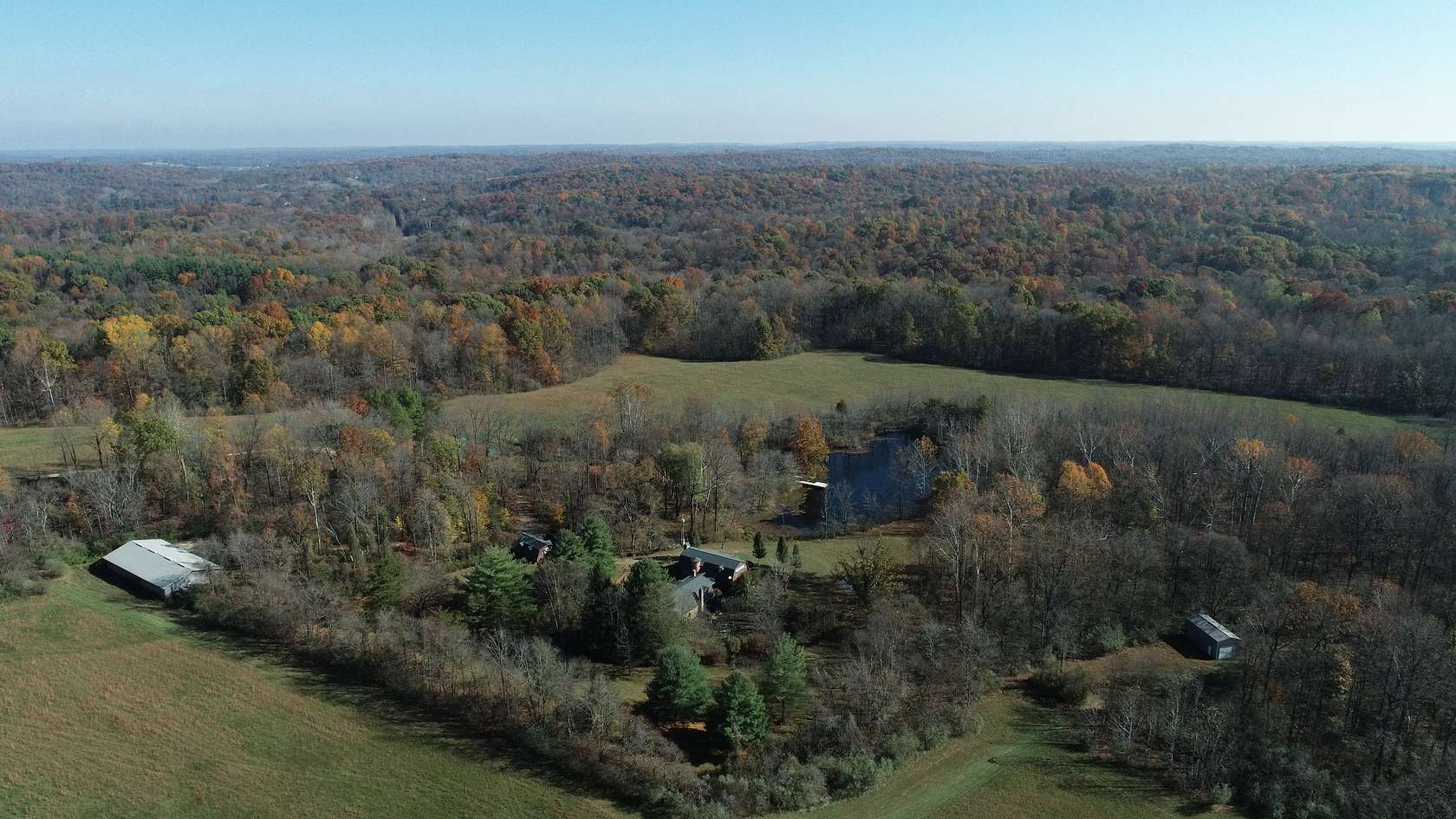 245 Acres of Recreational Land with Home for Sale in Bloomfield, Indiana