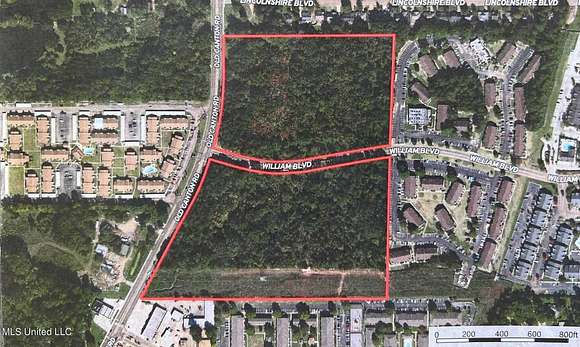 16 Acres of Commercial Land for Sale in Ridgeland, Mississippi