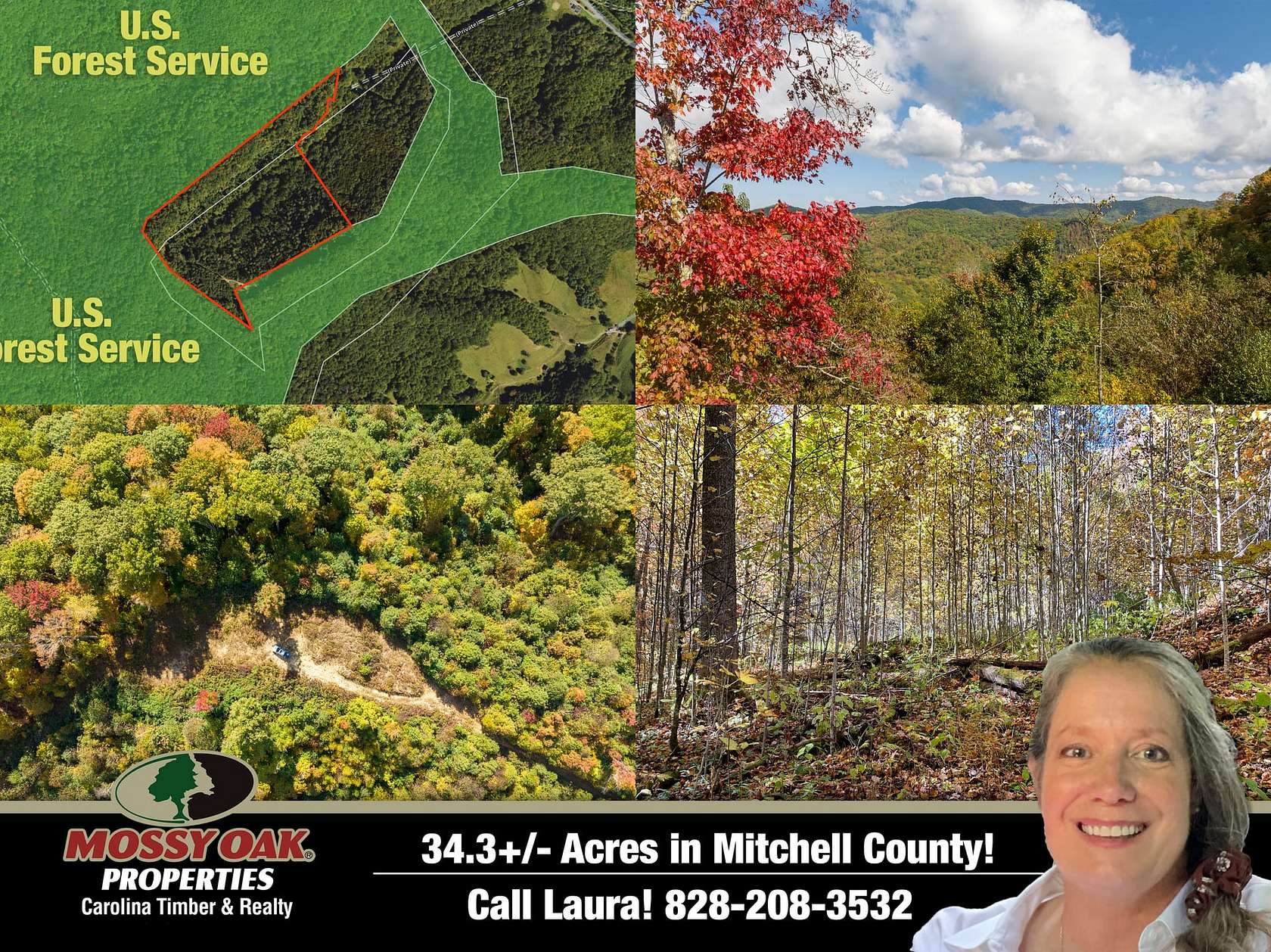 34.4 Acres of Recreational Land for Sale in Bakersville, North Carolina