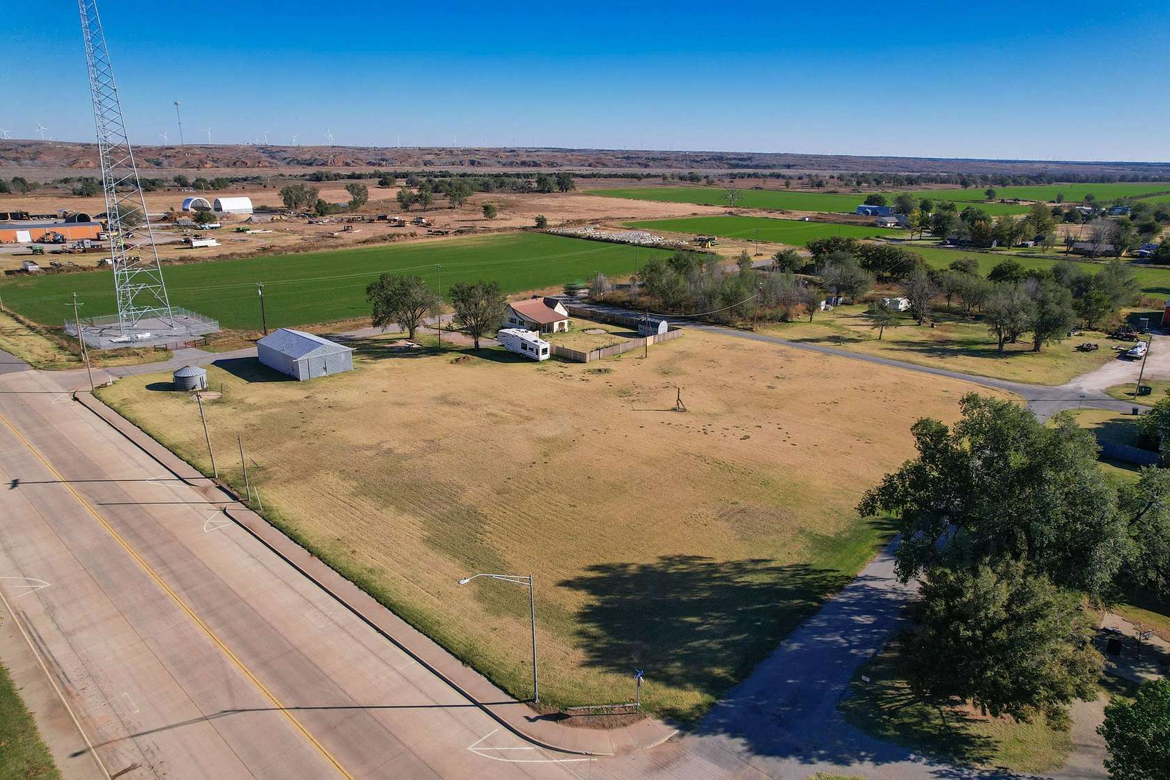 1.4 Acres of Commercial Land for Sale in Taloga, Oklahoma
