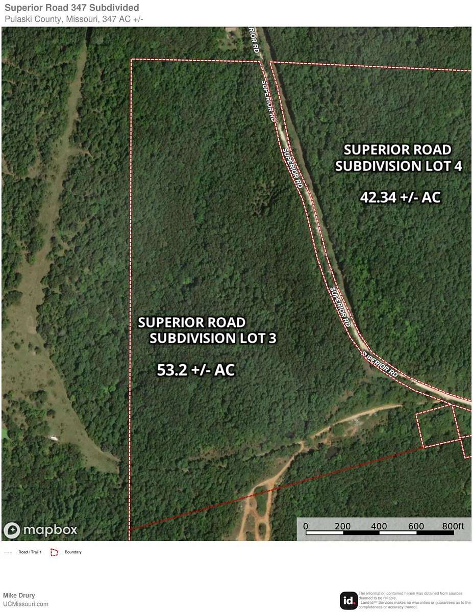 53.2 Acres of Land for Sale in St. Robert, Missouri