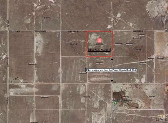 40.3 Acres of Recreational Land & Farm for Sale in Wasco, California