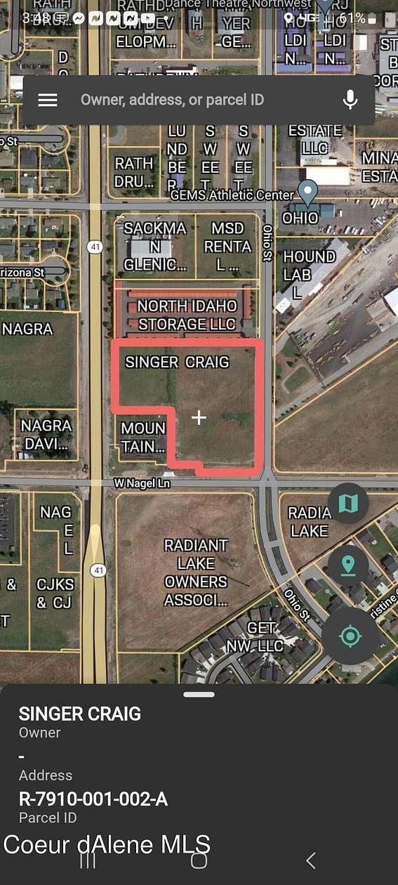 5.3 Acres of Commercial Land for Sale in Rathdrum, Idaho