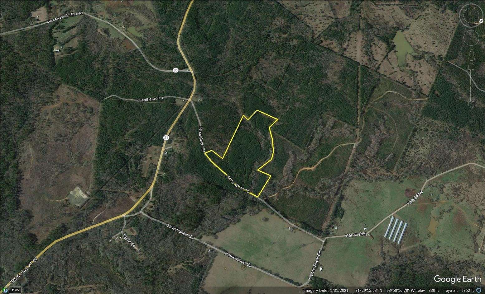 40 Acres of Land for Sale in San Augustine, Texas