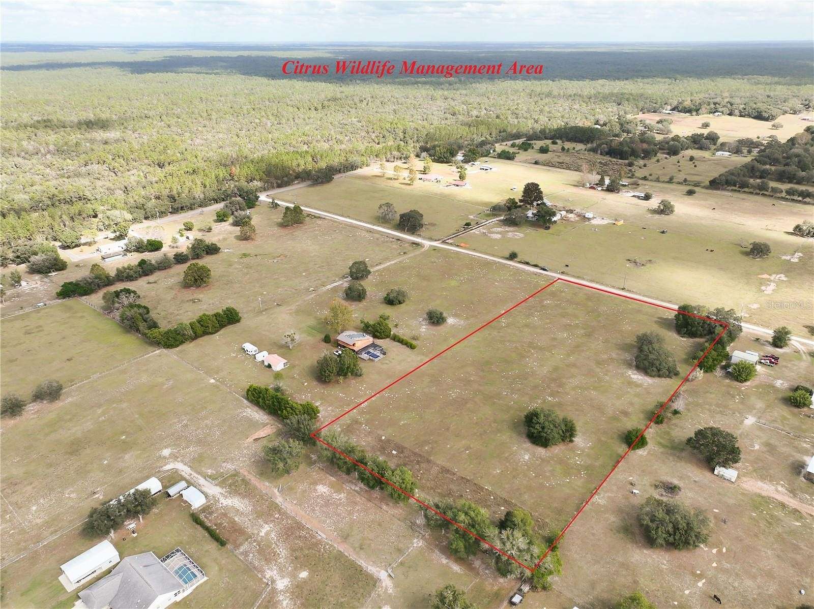 4.8 Acres of Residential Land for Sale in Lecanto, Florida