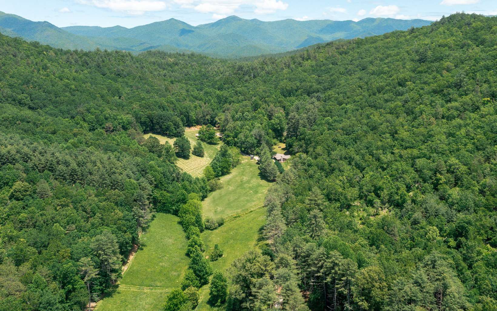 129 Acres of Agricultural Land with Home for Sale in Hayesville, North Carolina