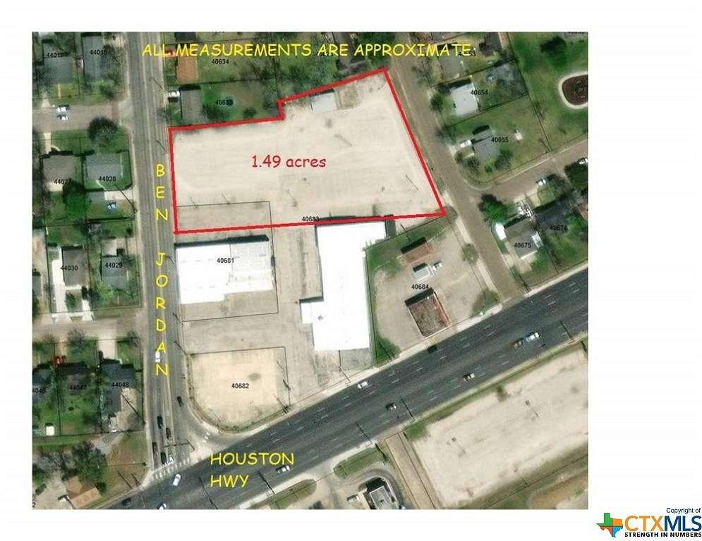 1.49 Acres of Commercial Land for Sale in Victoria, Texas