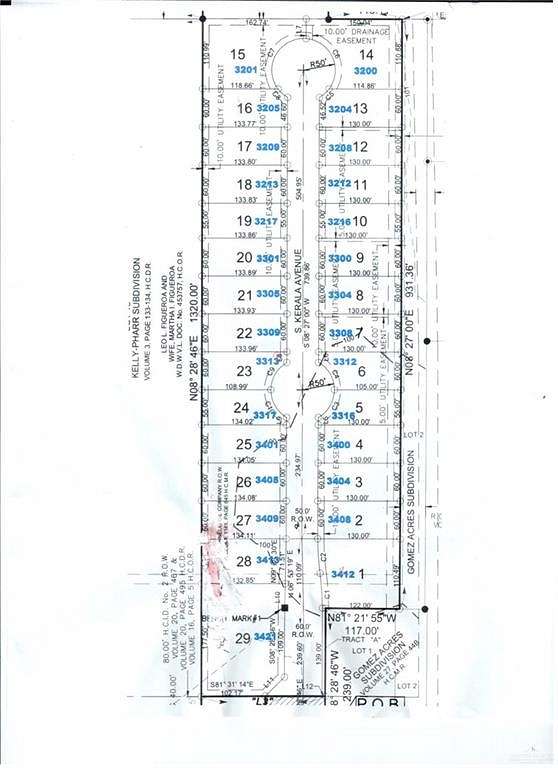 0.17 Acres of Residential Land for Sale in Edinburg, Texas