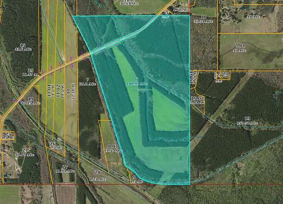 181 Acres of Agricultural Land for Sale in Ingomar, Mississippi