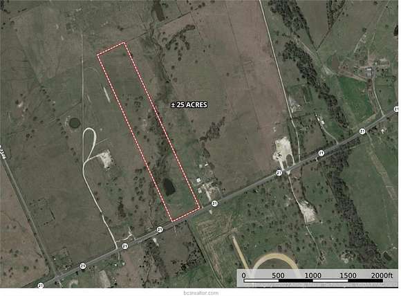25 Acres of Agricultural Land for Sale in Madisonville, Texas