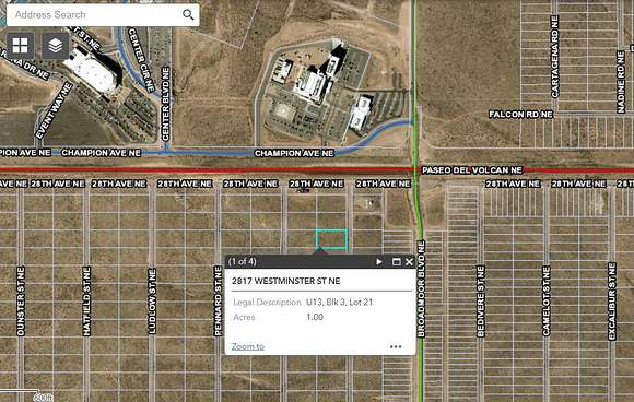 1 Acre of Commercial Land for Sale in Rio Rancho, New Mexico