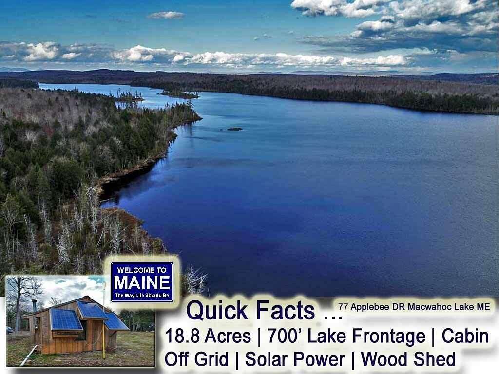 18.8 Acres of Land with Home for Sale in Sherman, Maine
