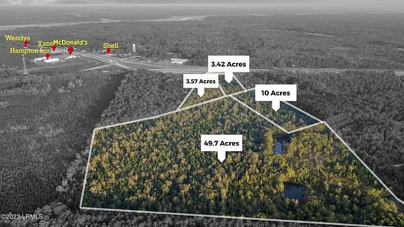 49.7 Acres of Commercial Land for Sale in Yemassee, South Carolina