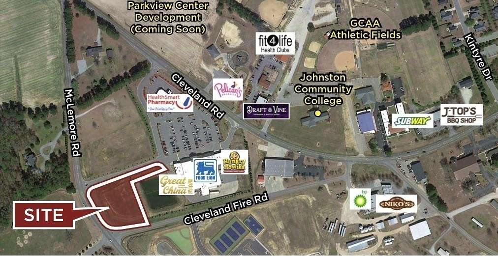 1.3 Acres of Commercial Land for Sale in Clayton, North Carolina