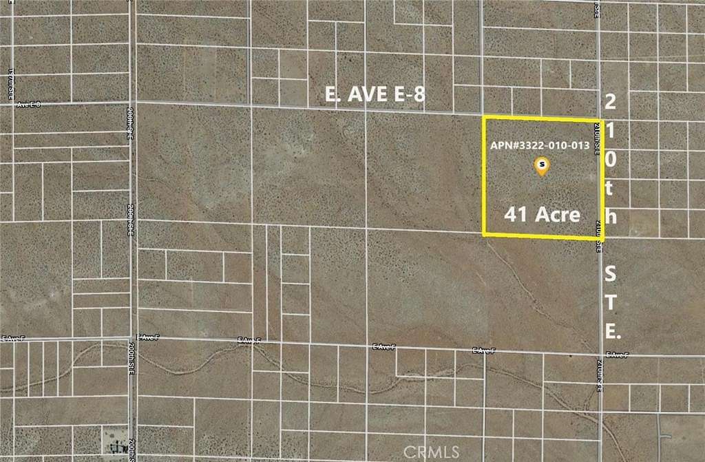 41.6 Acres of Land for Sale in Lancaster, California