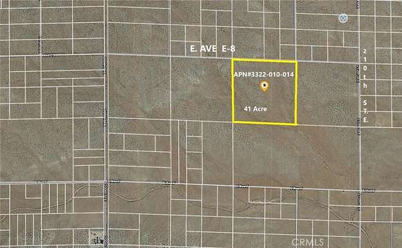 41.5 Acres of Land for Sale in Lancaster, California