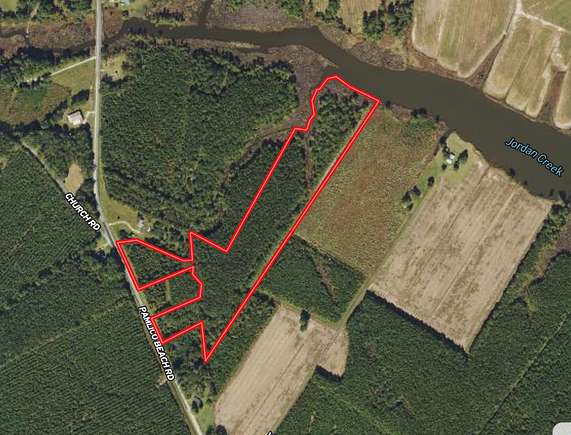 15.7 Acres of Land for Sale in Belhaven, North Carolina