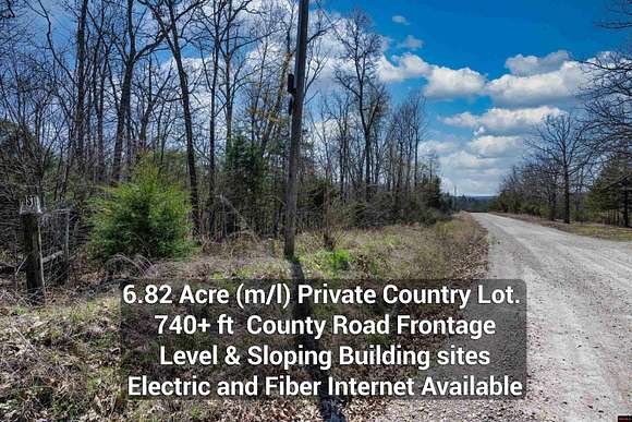 6.8 Acres of Residential Land for Sale in Midway, Arkansas