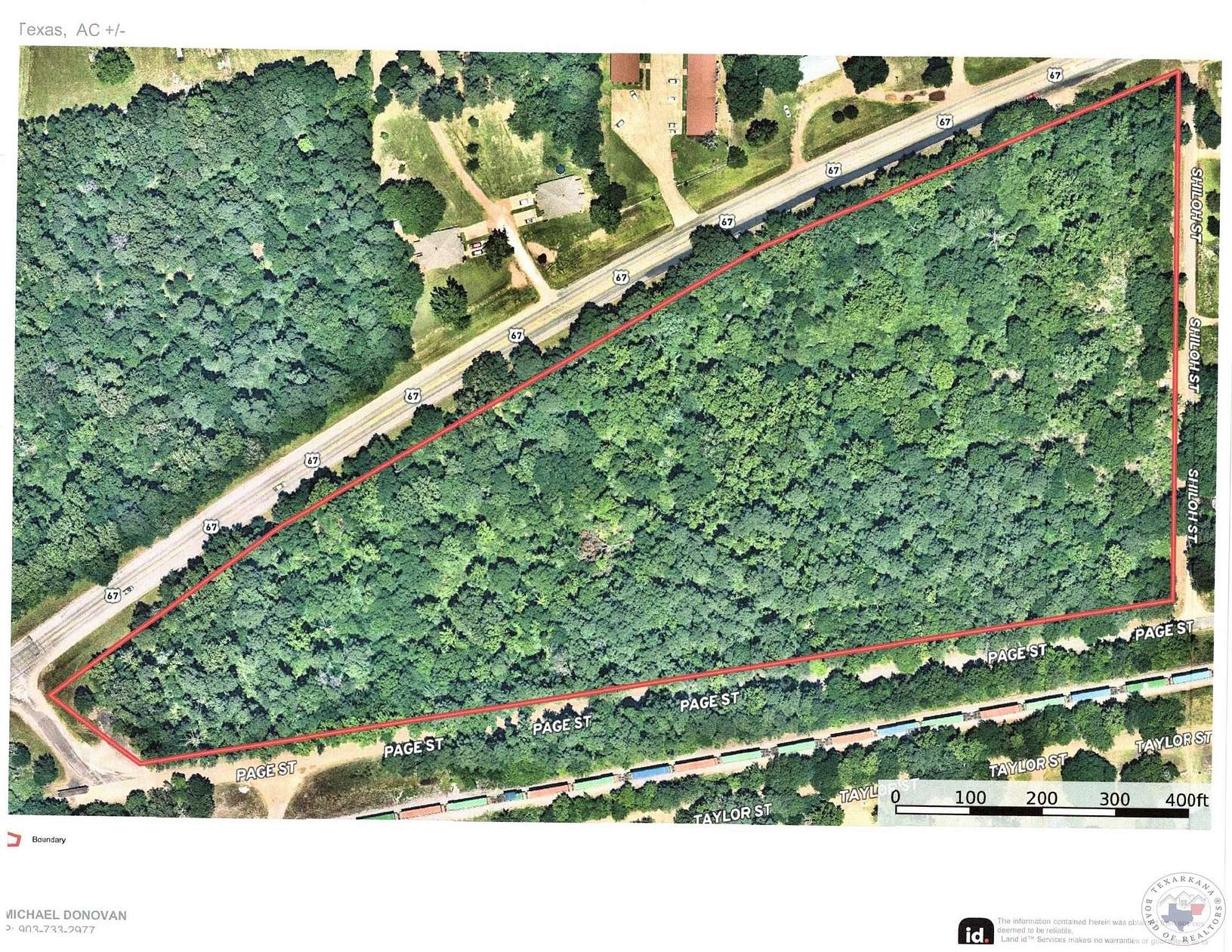 16.15 Acres of Commercial Land for Sale in Redwater, Texas