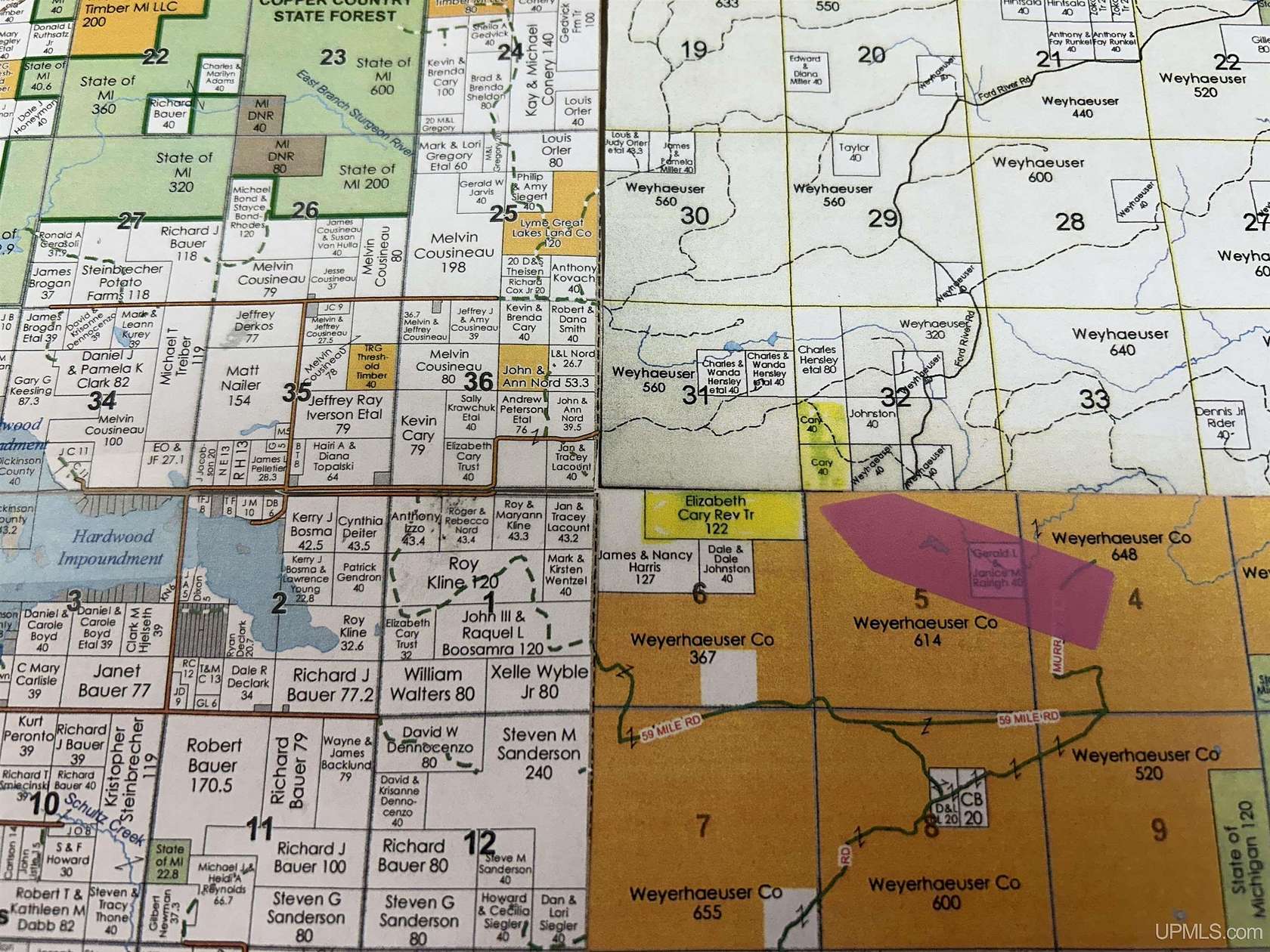 200 Acres of Recreational Land for Sale in Hardwood, Michigan