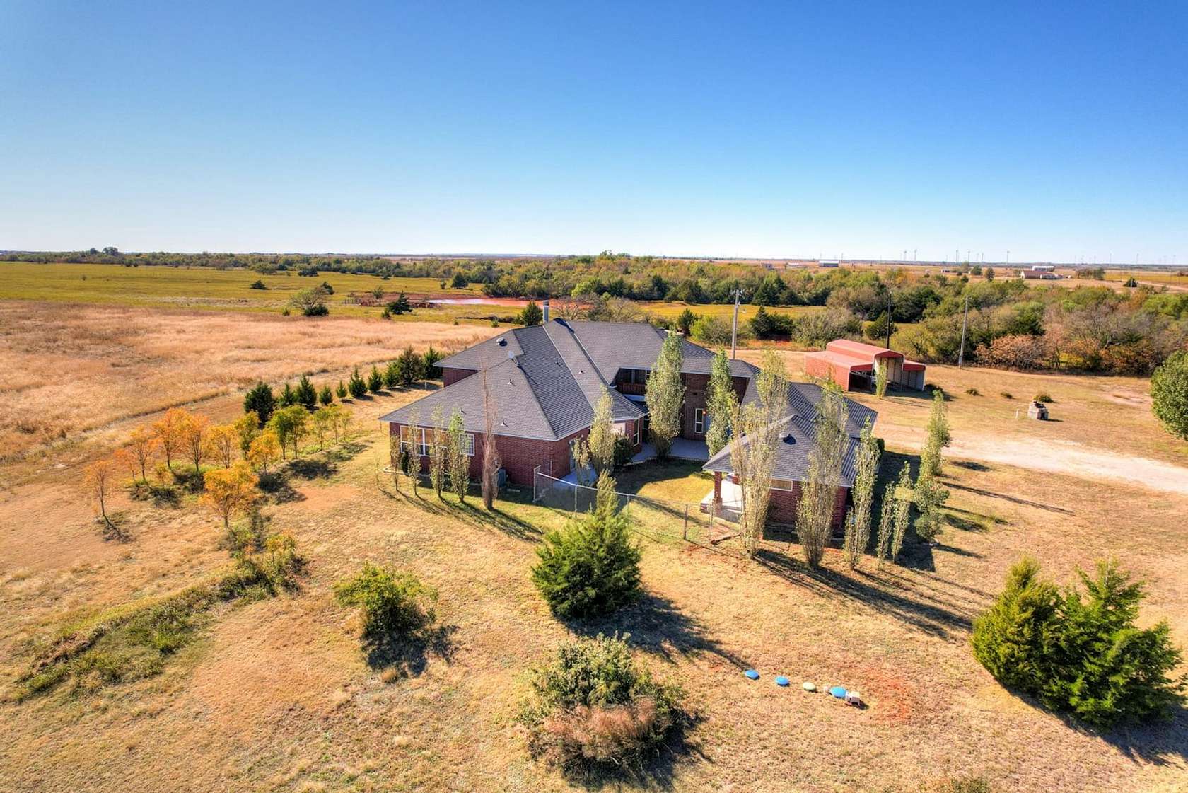 21 Acres of Land with Home for Sale in Cashion, Oklahoma