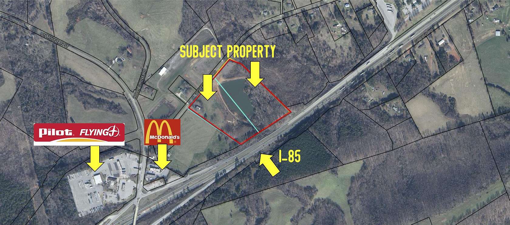20.6 Acres of Land for Sale in Blacksburg, South Carolina