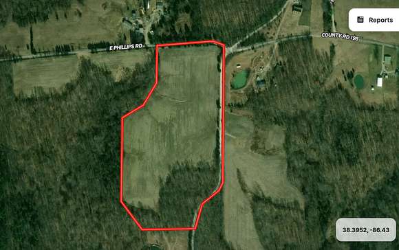 19 Acres of Land with Home for Sale in English, Indiana