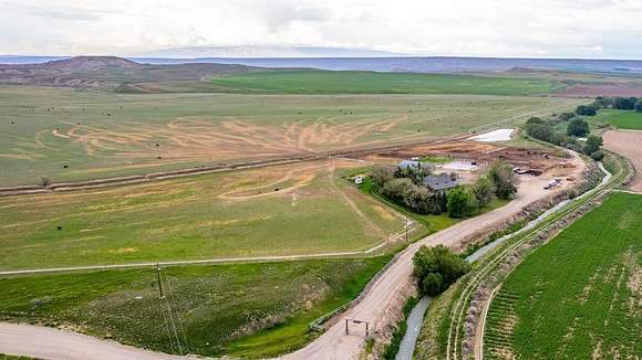 1,192 Acres of Agricultural Land with Home for Sale in Powell, Wyoming