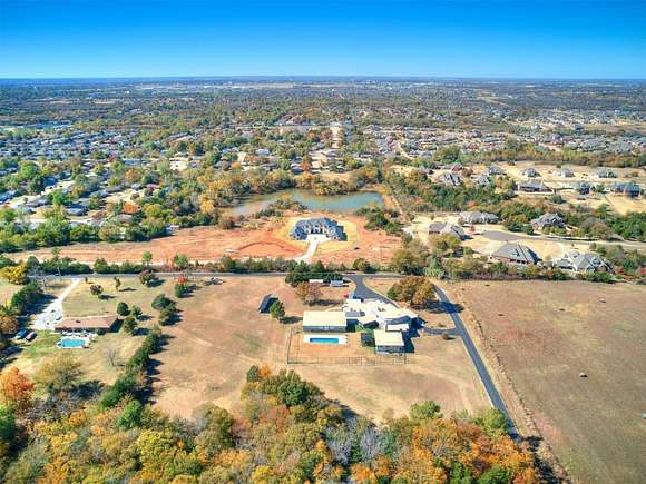 4.9 Acres of Residential Land with Home for Sale in Norman, Oklahoma
