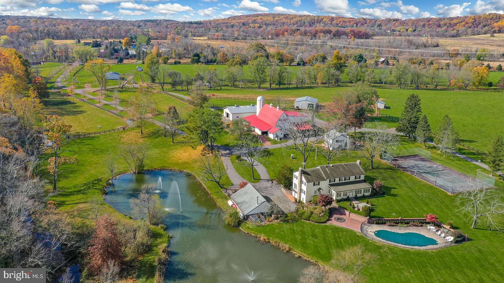 120.24 Acres of Land with Home for Sale in New Hope, Pennsylvania