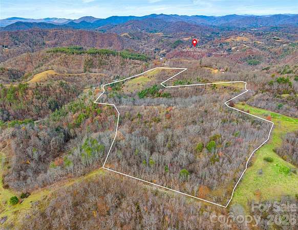 47.4 Acres of Recreational & Residential Land for Sale in Marshall, North Carolina