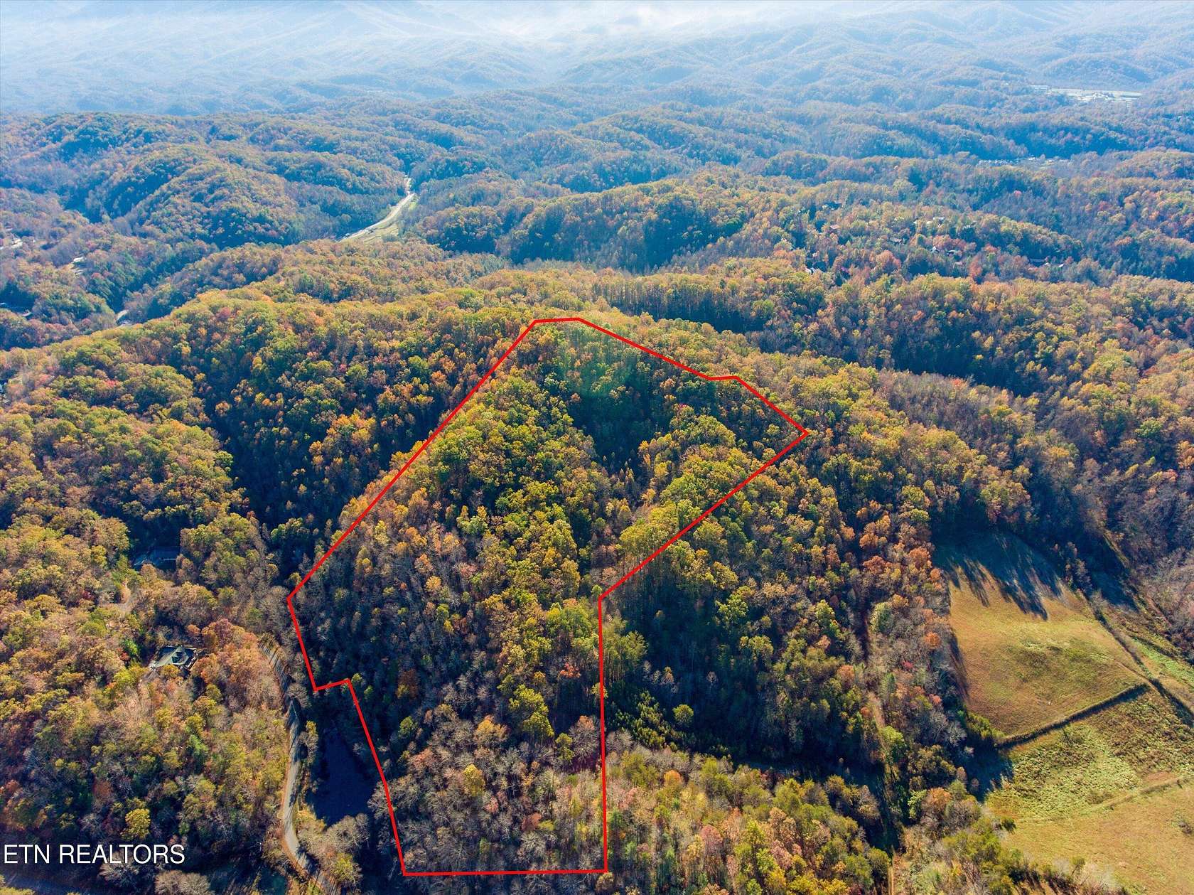 16.6 Acres of Land for Sale in Sevierville, Tennessee