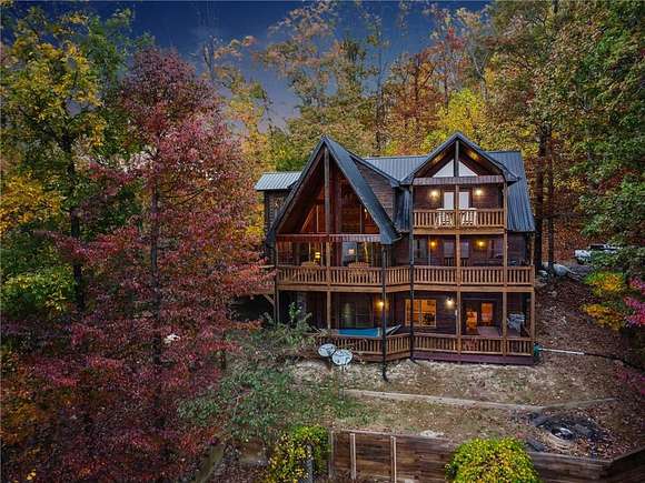 7.5 Acres of Residential Land with Home for Sale in Ellijay, Georgia