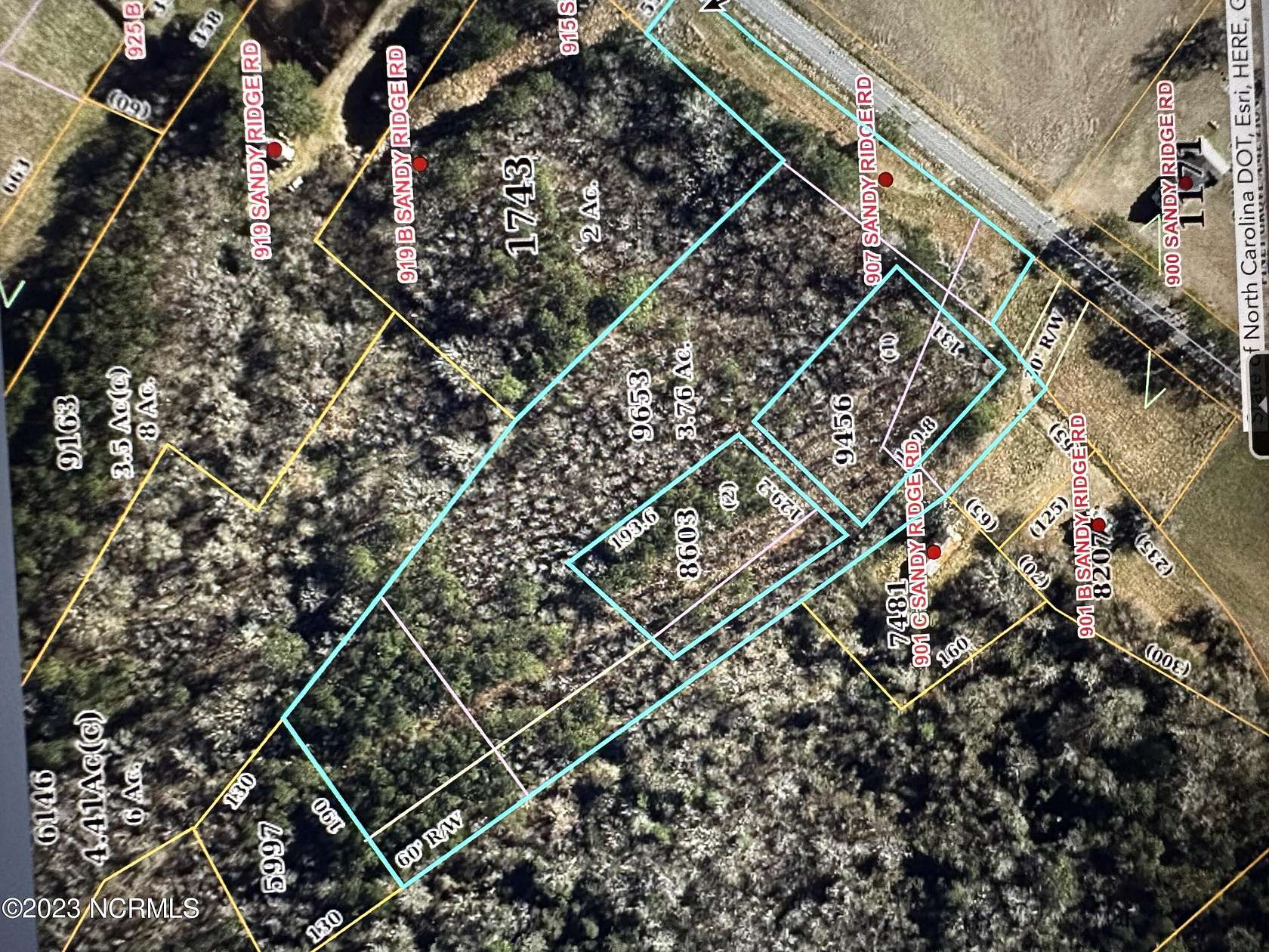 3.8 Acres of Residential Land for Sale in Tyner, North Carolina