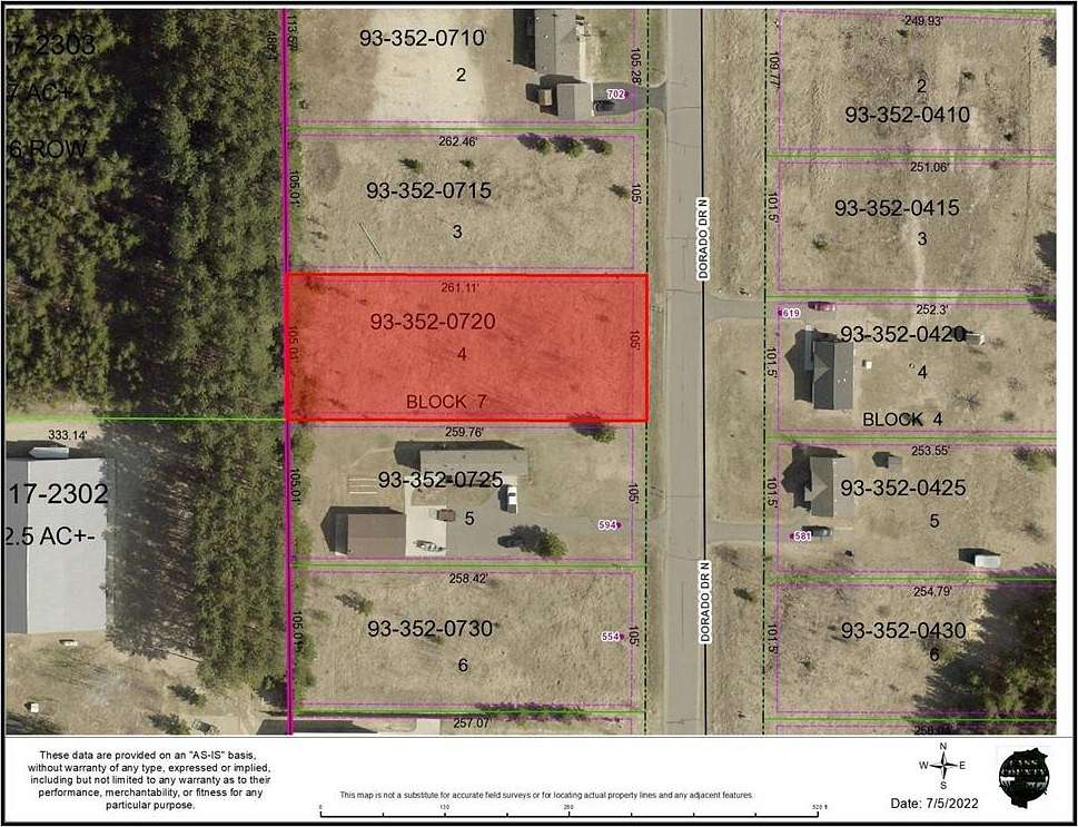 0.63 Acres of Land for Sale in Pillager, Minnesota