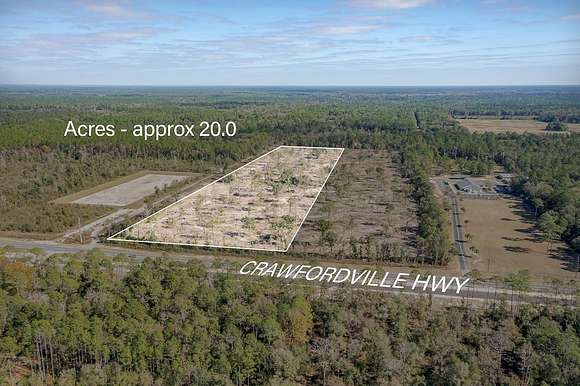 20.1 Acres of Mixed-Use Land for Sale in Crawfordville, Florida