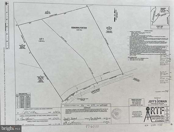 3.3 Acres of Land for Sale in Westminster, Maryland