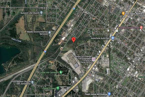 8.2 Acres of Commercial Land for Sale in Bessemer, Alabama