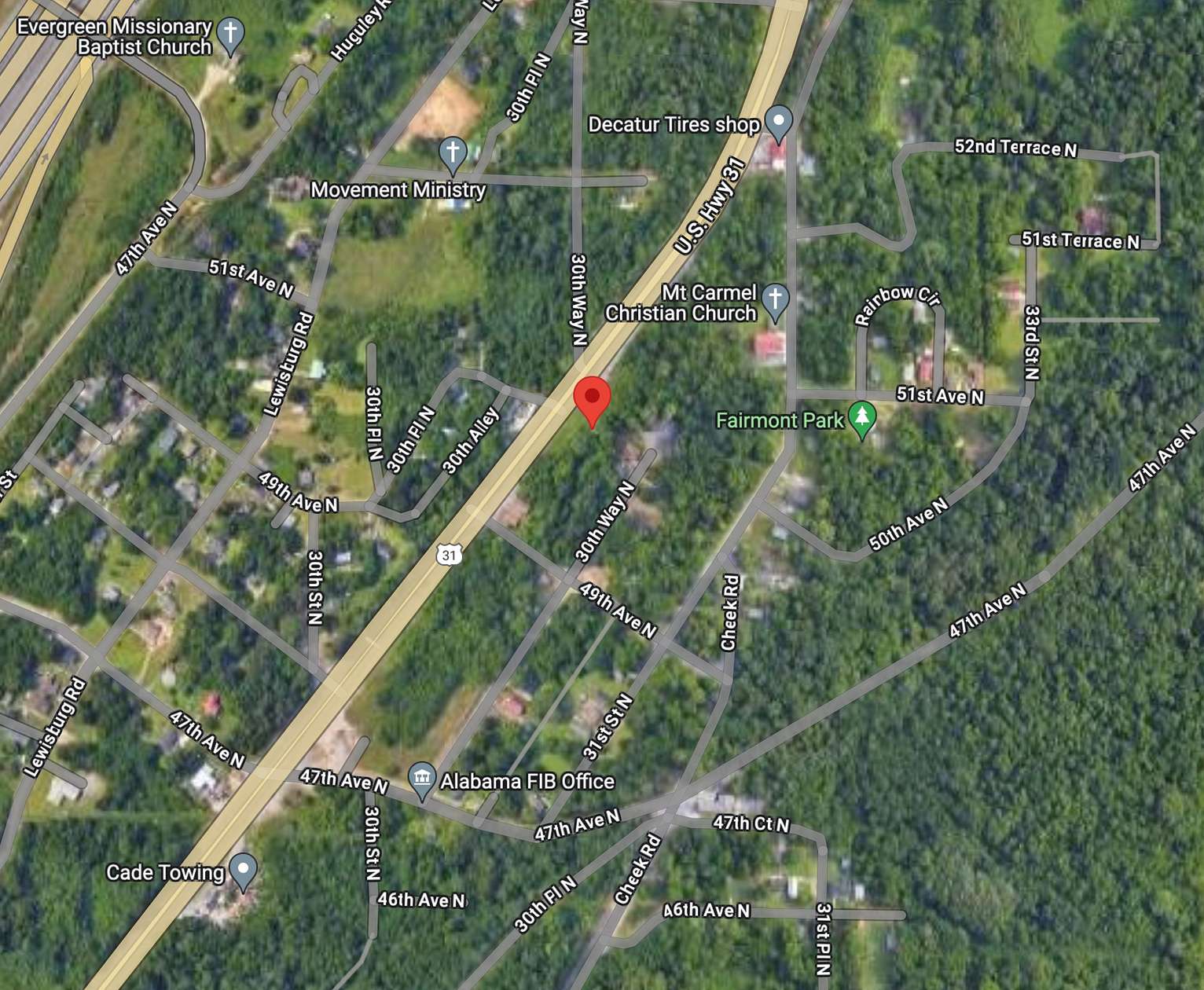 0.58 Acres of Commercial Land for Sale in Birmingham, Alabama