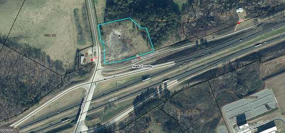 3.8 Acres of Commercial Land for Lease in Lavonia, Georgia