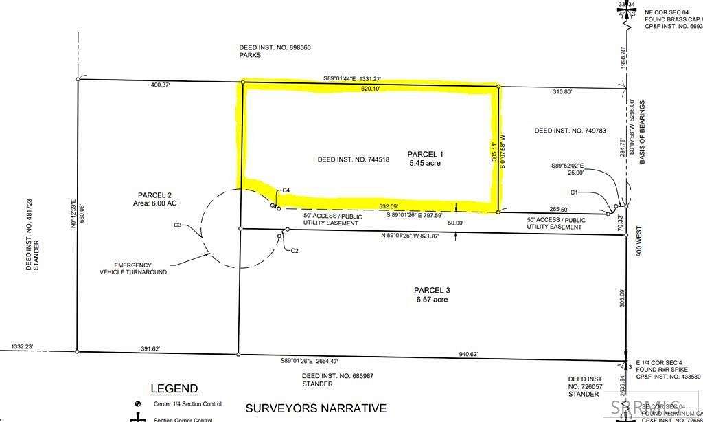 5.5 Acres of Residential Land for Sale in Blackfoot, Idaho