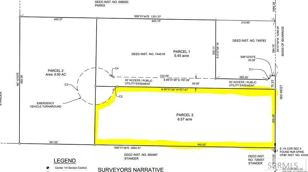 6.6 Acres of Residential Land for Sale in Blackfoot, Idaho