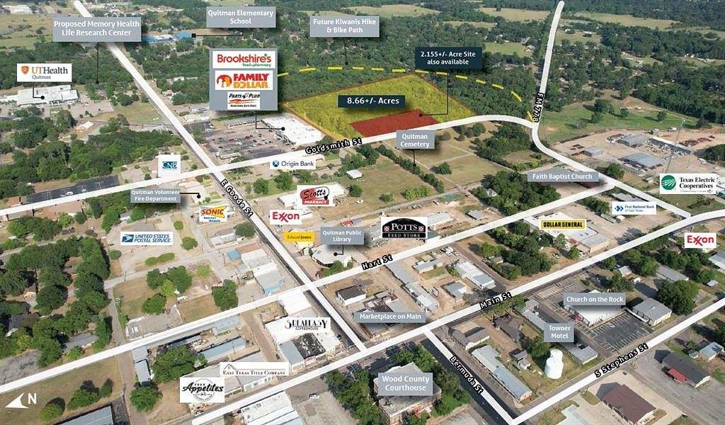 8.7 Acres of Land for Sale in Quitman, Texas